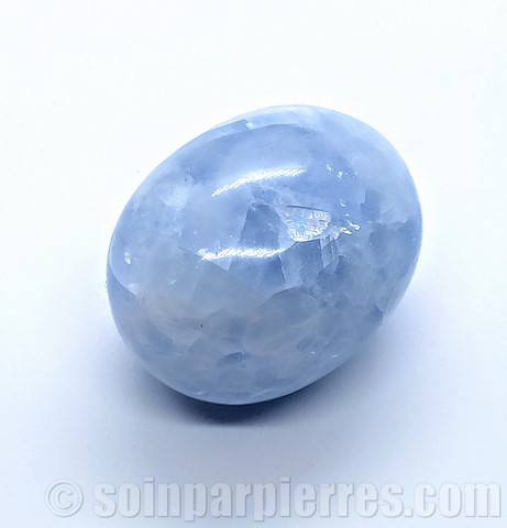 Calcite Bleue roulée
