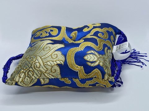 Coussin fleuri pour bol tibétain