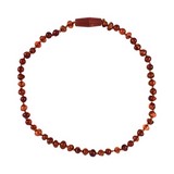 Collier ambre foncée bébé